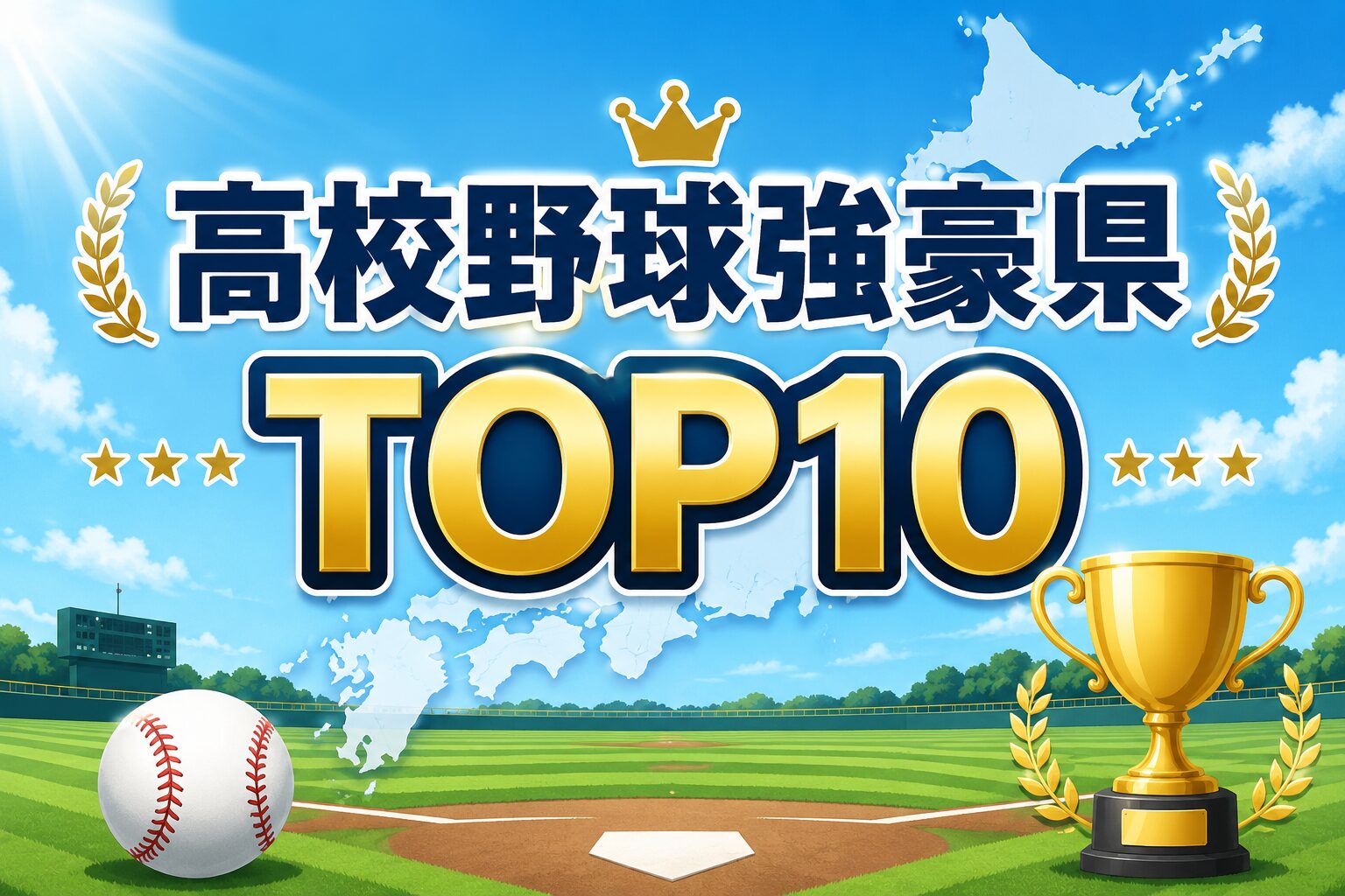 高校野球が強い県ランキングTOP10!甲子園実績と強豪校を徹底比較|もっと野球